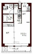 コリドールベルエア 302 ｜ 香川県高松市錦町１丁目（賃貸マンション1LDK・3階・33.49㎡） その2