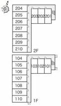 レオパレスＨＯＴハウス登別 203 ｜ 北海道登別市鷲別町３丁目（賃貸アパート1K・2階・23.18㎡） その4