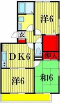 千葉県市川市堀之内４丁目（賃貸アパート3DK・1階・56.00㎡） その2