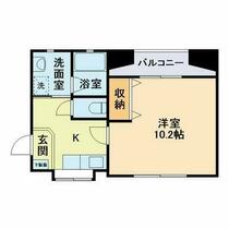 熊本県熊本市東区渡鹿６丁目（賃貸マンション1K・3階・37.40㎡） その2