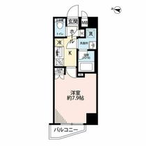 プレール・ドゥーク板橋舟渡 405 ｜ 東京都板橋区舟渡３丁目（賃貸マンション1K・4階・26.16㎡） その2