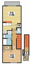 長崎県諫早市多良見町市布（賃貸アパート1LDK・2階・42.37㎡） その2