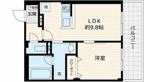 東京都大田区多摩川２丁目（賃貸マンション1LDK・4階・37.41㎡） その2