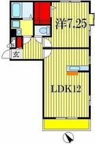 パルコート 301 ｜ 千葉県船橋市西船１丁目（賃貸アパート1LDK・3階・46.07㎡） その2