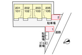 ブランクレール  ｜ 京都府京都市山科区大宅打明町（賃貸アパート1LDK・2階・47.79㎡） その7