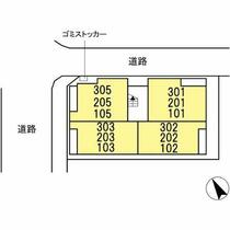 エクセリア昭和町 105 ｜ 東京都北区昭和町１丁目（賃貸アパート1LDK・1階・43.66㎡） その3