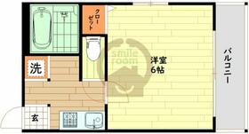 大阪府大阪市浪速区桜川２丁目（賃貸マンション1K・2階・20.44㎡） その2