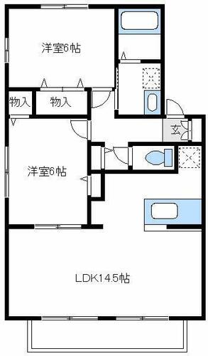 同じ建物の物件間取り写真 - ID:214061166197