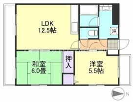 岡山県倉敷市鶴形１丁目（賃貸マンション2LDK・7階・25.02㎡） その2