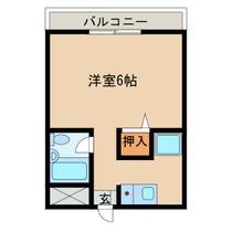 岐阜県羽島市竹鼻町狐穴（賃貸マンション1R・3階・15.00㎡） その2