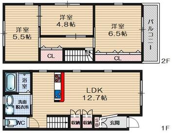 間取り：227101955706