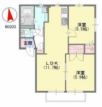 間取り：244004829685