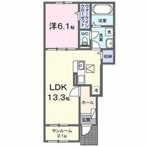 広島県福山市春日町６丁目（賃貸アパート1LDK・1階・50.05㎡） その2