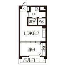 ＩＵＵ３６１ 105 ｜ 愛知県一宮市今伊勢町馬寄（賃貸マンション1LDK・1階・43.44㎡） その2