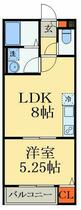 千葉県松戸市大谷口（賃貸マンション1LDK・2階・30.63㎡） その2