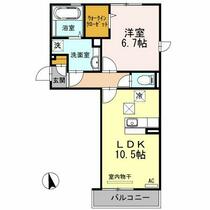 リバーパーク　Ｉ 106 ｜ 愛知県一宮市木曽川町黒田（賃貸アパート1LDK・1階・45.01㎡） その2