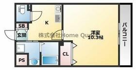 シャトルウエスト  ｜ 大阪府東大阪市西上小阪（賃貸マンション1K・2階・32.16㎡） その2