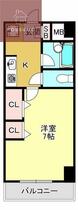 スペランツァ 401 ｜ 大阪府大阪市平野区長吉長原東３丁目（賃貸マンション1K・4階・24.48㎡） その2