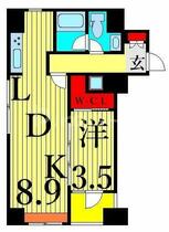 ハイリーフ上野  ｜ 東京都台東区東上野６丁目（賃貸マンション1LDK・11階・39.04㎡） その2