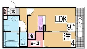 兵庫県神戸市兵庫区中道通９丁目（賃貸アパート1LDK・1階・37.83㎡） その2