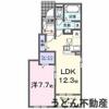宇多津駅より徒歩22分 1階 築2年4ヶ月の賃貸物件