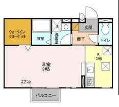 ルミエール  ｜ 千葉県松戸市松戸新田（賃貸アパート1R・1階・33.43㎡） その2