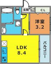 シエーナ魚崎 101 ｜ 兵庫県神戸市東灘区魚崎北町７丁目（賃貸アパート1LDK・1階・30.19㎡） その2