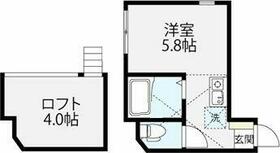 神奈川県川崎市中原区市ノ坪（賃貸アパート1R・2階・13.73㎡） その2