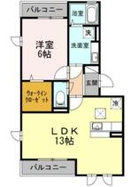 アクアサイド　Ｂ  ｜ 東京都日野市東豊田２丁目（賃貸アパート1LDK・1階・47.19㎡） その2