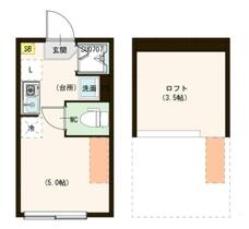 ハーモニーテラス常盤台Ⅱ  ｜ 東京都板橋区常盤台１丁目（賃貸アパート1R・2階・11.75㎡） その2