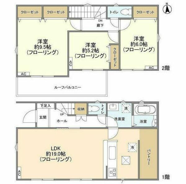detached 埼玉県比企郡川島町大字上伊草
地図を見る