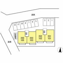 アビタシオン横井 202 ｜ 愛知県名古屋市中川区横井２丁目（賃貸アパート2LDK・2階・47.72㎡） その3