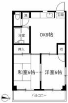 聖美ハイツ 201 ｜ 神奈川県横浜市磯子区岡村４丁目（賃貸マンション2DK・2階・38.33㎡） その2