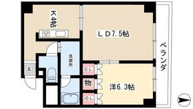 ＴＡＣＨＩＢＡＮＡ　ＢＯＸ　２４ 6B ｜ 愛知県名古屋市中区橘１丁目（賃貸マンション1LDK・6階・44.67㎡） その2