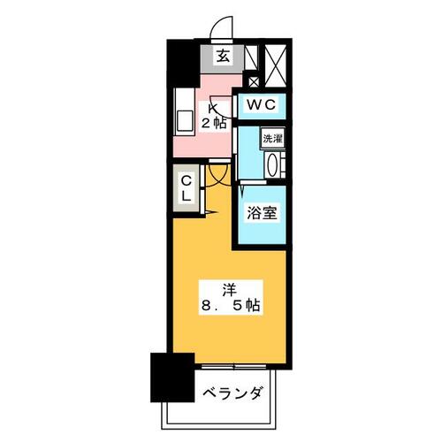 丸東レジデンス大須の間取り