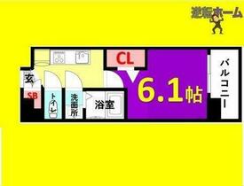 メイクス矢場町  ｜ 愛知県名古屋市中区新栄１丁目（賃貸マンション1K・4階・21.66㎡） その2