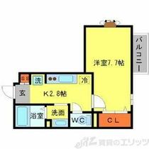 アゼリアコート  ｜ 大阪府箕面市粟生間谷東５丁目（賃貸アパート1K・1階・25.51㎡） その2