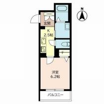 Ｍｉｗａ　Ｋｒｅｉｓ 0302 ｜ 兵庫県尼崎市塚口町１丁目（賃貸マンション1K・3階・25.03㎡） その2