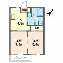 ディアスＳ 202 ｜ 岩手県宮古市実田２丁目（賃貸アパート2K・2階・35.00㎡） その2
