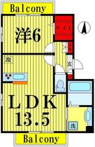 ルミエール谷在家 302 ｜ 東京都足立区谷在家２丁目（賃貸アパート1LDK・3階・46.59㎡） その2