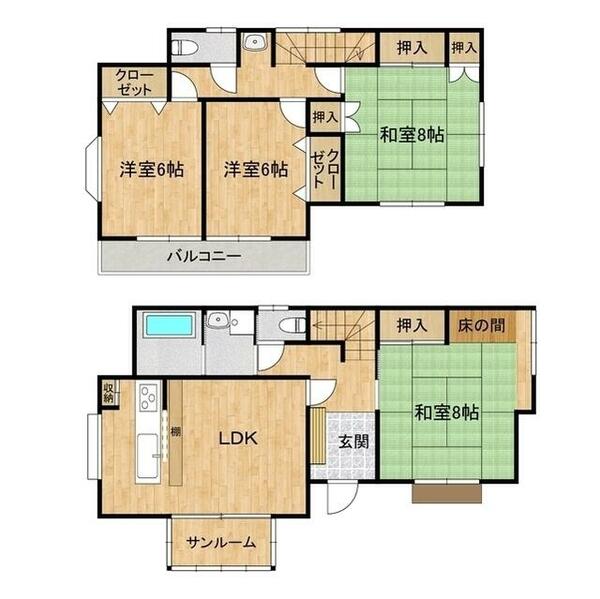 detached 茨城県牛久市田宮２丁目
地図を見る
