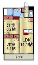 ｍａｉｓｏｎ　ｄｅ　Ｍ・Ａ・Ｙ 102 ｜ 東京都足立区鹿浜７丁目（賃貸マンション2LDK・1階・50.30㎡） その2