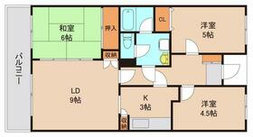 第十パールメゾン蒲田 206 ｜ 千葉県柏市西原４丁目（賃貸マンション3LDK・2階・65.20㎡） その2