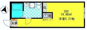 コムストック登戸 202 ｜ 神奈川県川崎市多摩区宿河原１丁目（賃貸アパート1R・2階・19.98㎡） その2