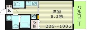 フォレストガーデン天満橋Ｉ  ｜ 大阪府大阪市都島区片町１丁目（賃貸マンション1K・2階・25.84㎡） その2