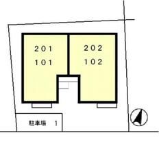 ノールヴィラージュ 202 ｜ 千葉県市川市原木２丁目（賃貸アパート1LDK・2階・36.34㎡） その4