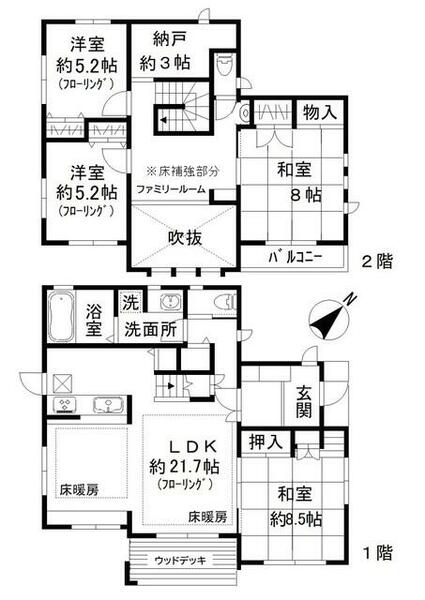 美浜区高浜５丁目戸建 0000｜千葉県千葉市美浜区高浜５丁目(賃貸一戸建4SLDK・--・131.86㎡)の写真 その2