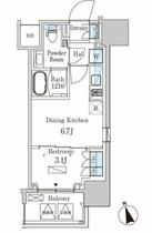 パークアクシス浦安  ｜ 千葉県浦安市当代島１丁目（賃貸マンション1DK・3階・26.73㎡） その2