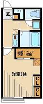 埼玉県日高市大字原宿（賃貸アパート1K・2階・23.18㎡） その2