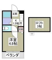 さつきコーポ  ｜ 東京都東久留米市小山３丁目（賃貸アパート1K・2階・16.06㎡） その2